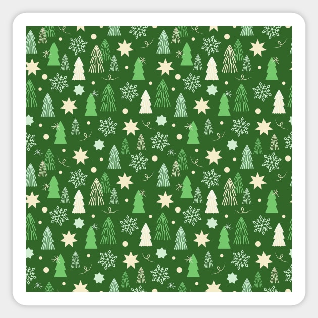 christmas forest Sticker by LaPetiteBelette